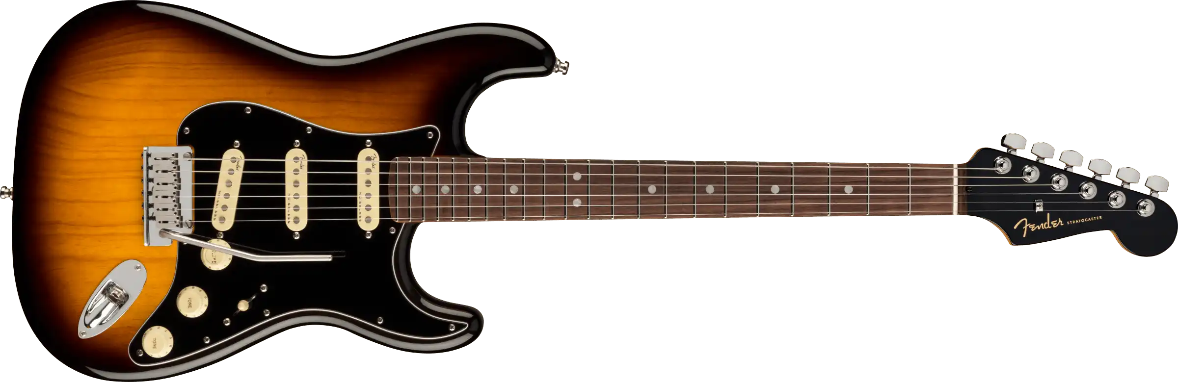 Fender American Ultra Luxe Stratocaster® Rosewood Fingerboard 2-Color Sunburst