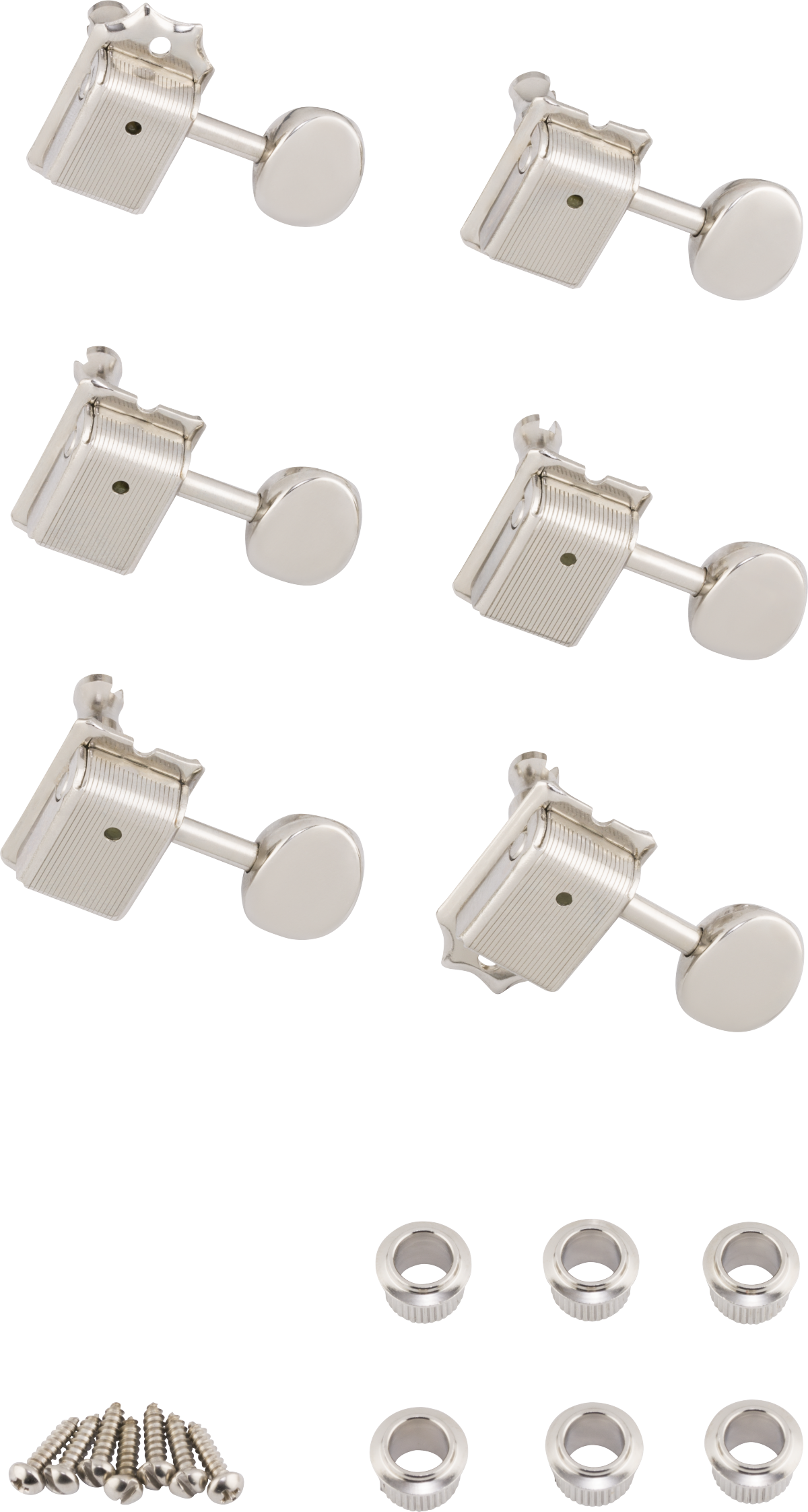 Fender American Vintage Stratocaster®/Telecaster® Tuning Machines Nickel (6)