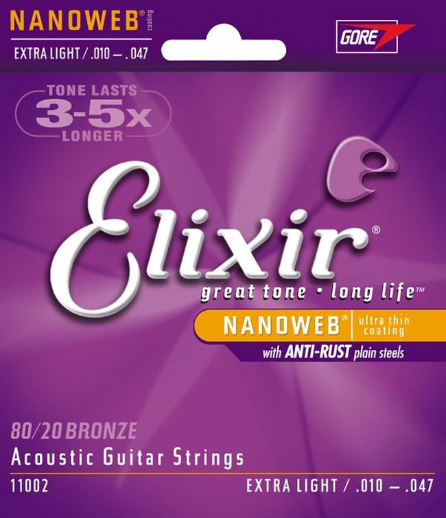 Elixir 11002 10-47 80/20 Bronze - NANOWEB