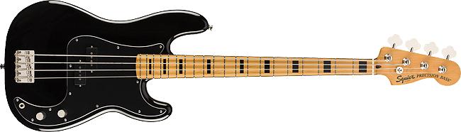 Fender Squier Classic Vibe 70s Precision Bass Maple Fingerboard Black