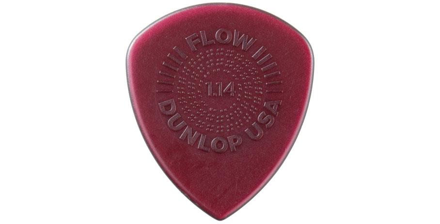 Dunlop Flow Standard Picks with Grip Players Pack 6 pcs. red 1.14 mm