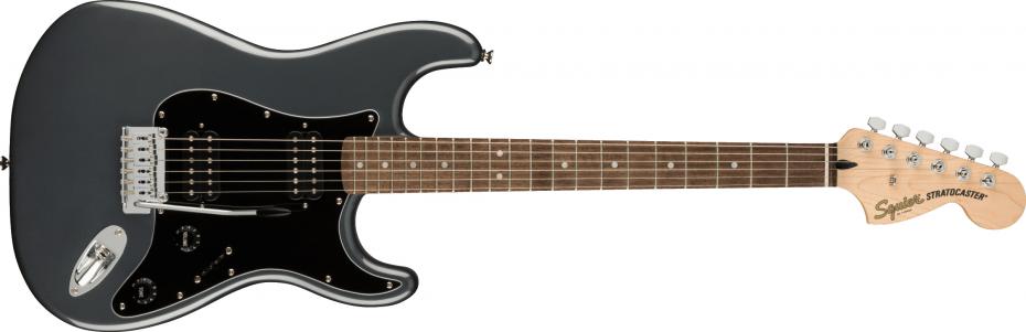 Squier Affinity Series™ Stratocaster® HH Laurel Fingerboard Charcoal Frost Metallic