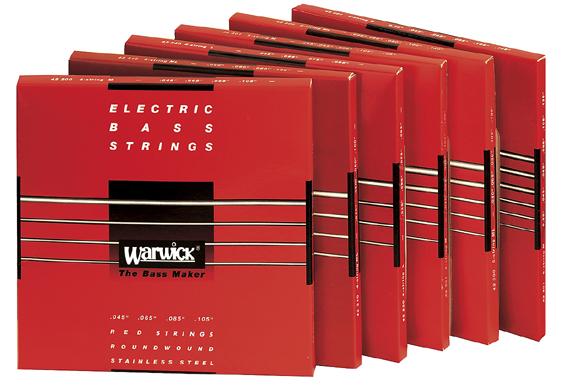 Warwick Red Strings Stainless Steel 42200 45-105