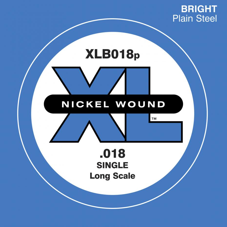 D´Addario XLB018p Single XL Nickel Wound 018p Long Scale