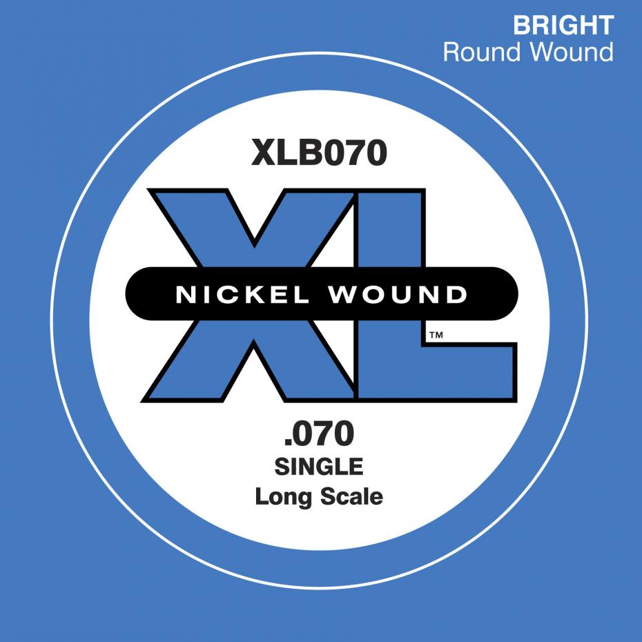 D´Addario XLB070 Single XL Nickel Wound 070 Long Scale