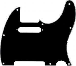 Fender Pickguard Telecaster 8-Hole Black/White/Black 3-Ply