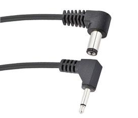 Voodoo Lab PPMIN-R 3.5mm Right Angle Mini Plug and 2.1mm Right Angle Barrel Cable