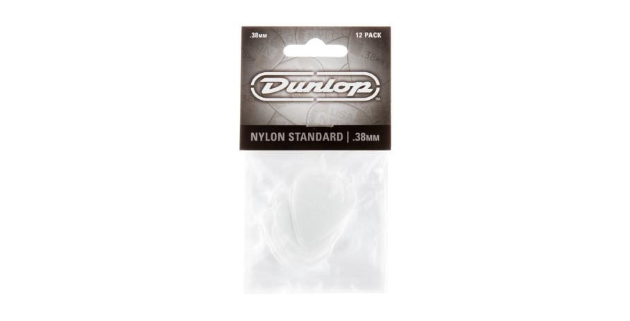 Dunlop Nylon Standard Picks Player?s Pack 12 pcs. white 0.38 mm