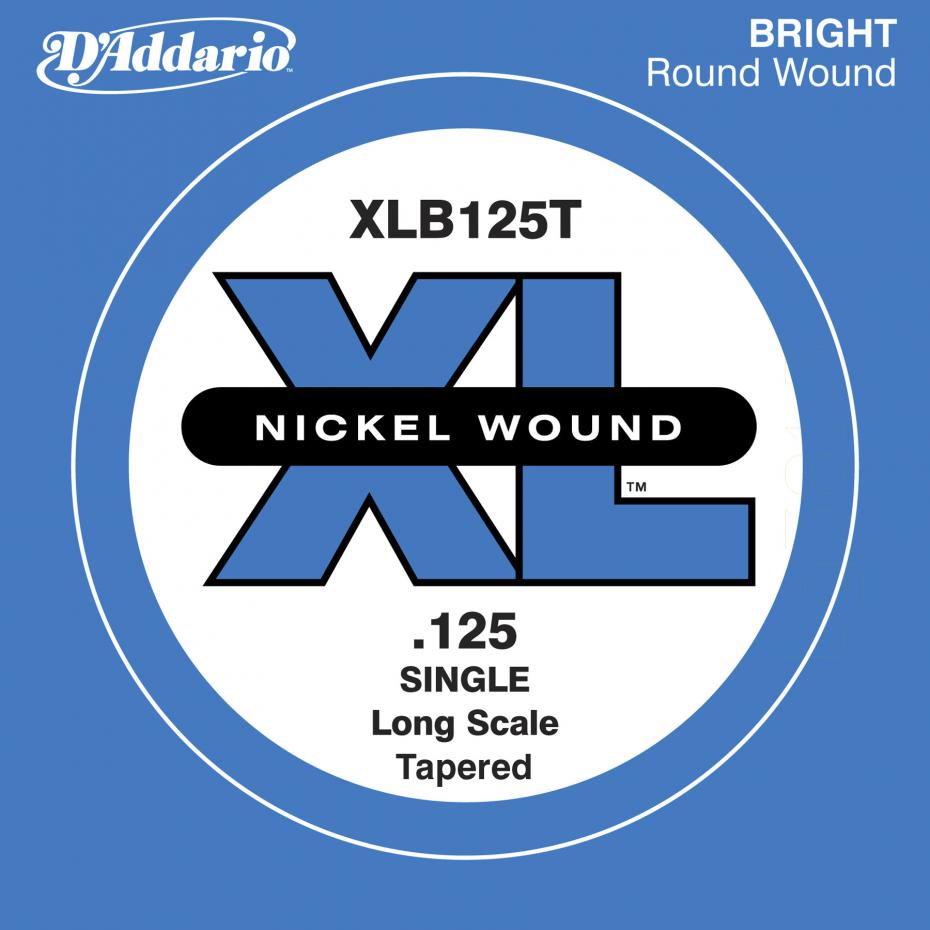 D´Addario XLB125T Single XL Nickel Wound 125T Long Scale