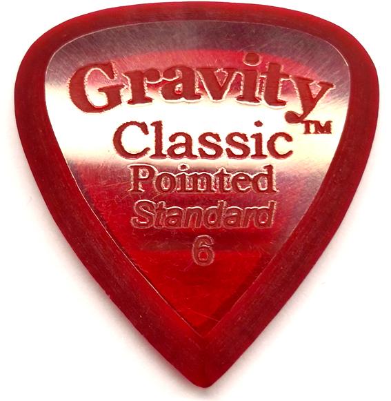 GRAVITY Classic Pointed Standard 6 unpolished red