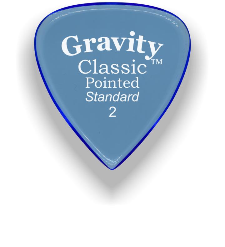 GRAVITY Pointed 2,0mm unpolished blue