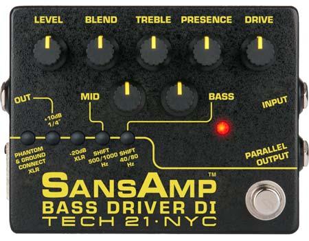 Tech 21 Sans-Amp Bass-Driver DI V2