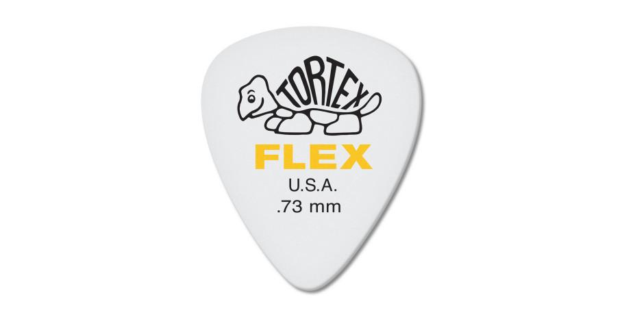 Dunlop Tortex Flex Picks Player´s Pack 12 pcs. white 0.73 mm