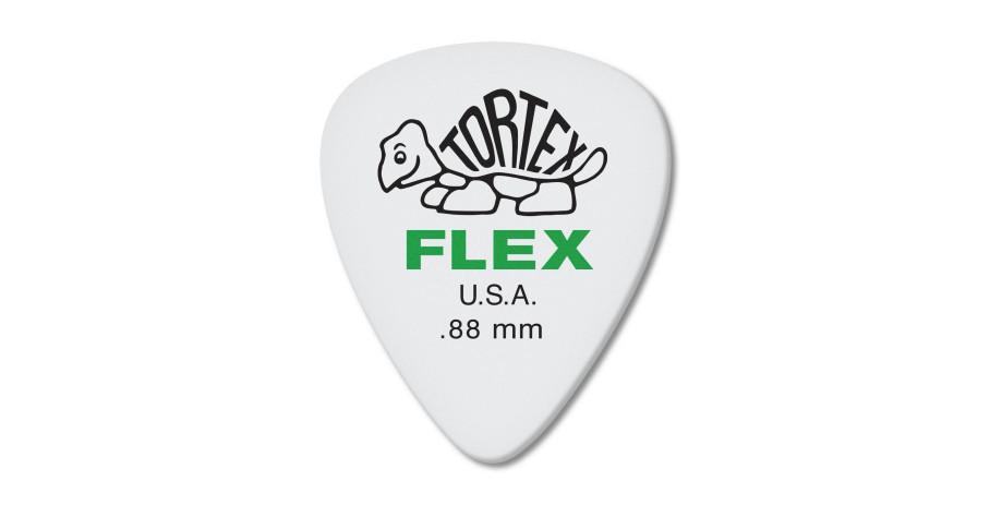Dunlop Tortex Flex Picks Player´s Pack 12 pcs. white 0.88 mm