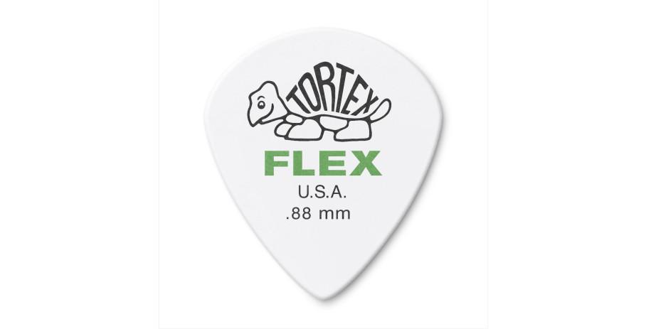 Dunlop Tortex Flex Jazz III Picks Player´s Pack 6 pcs. white 0.88 mm