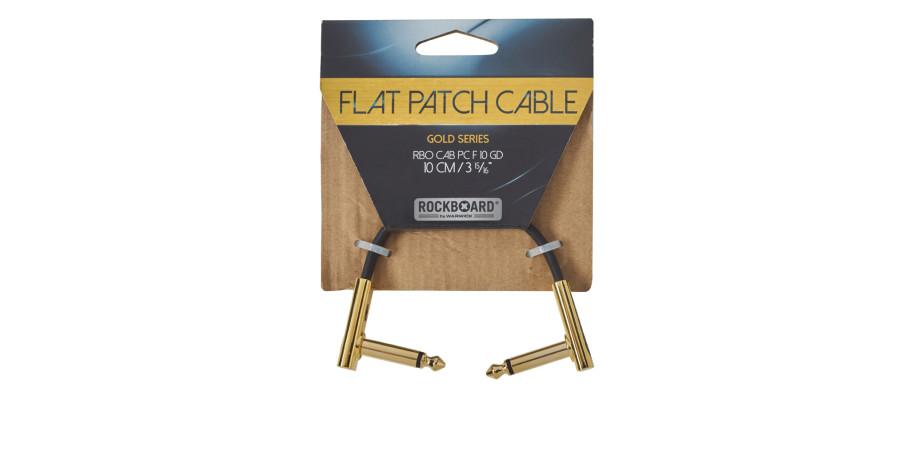 RockBoard Gold Series Flat Patch Cable - 10 cm