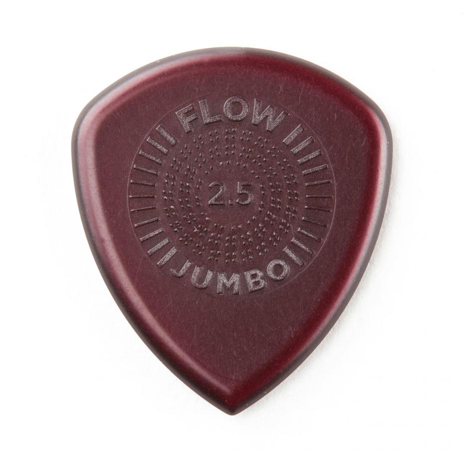 Dunlop Flow Jumbo Picks with Grip Player´s Pack 3 pcs. dark brown 2.50 mm