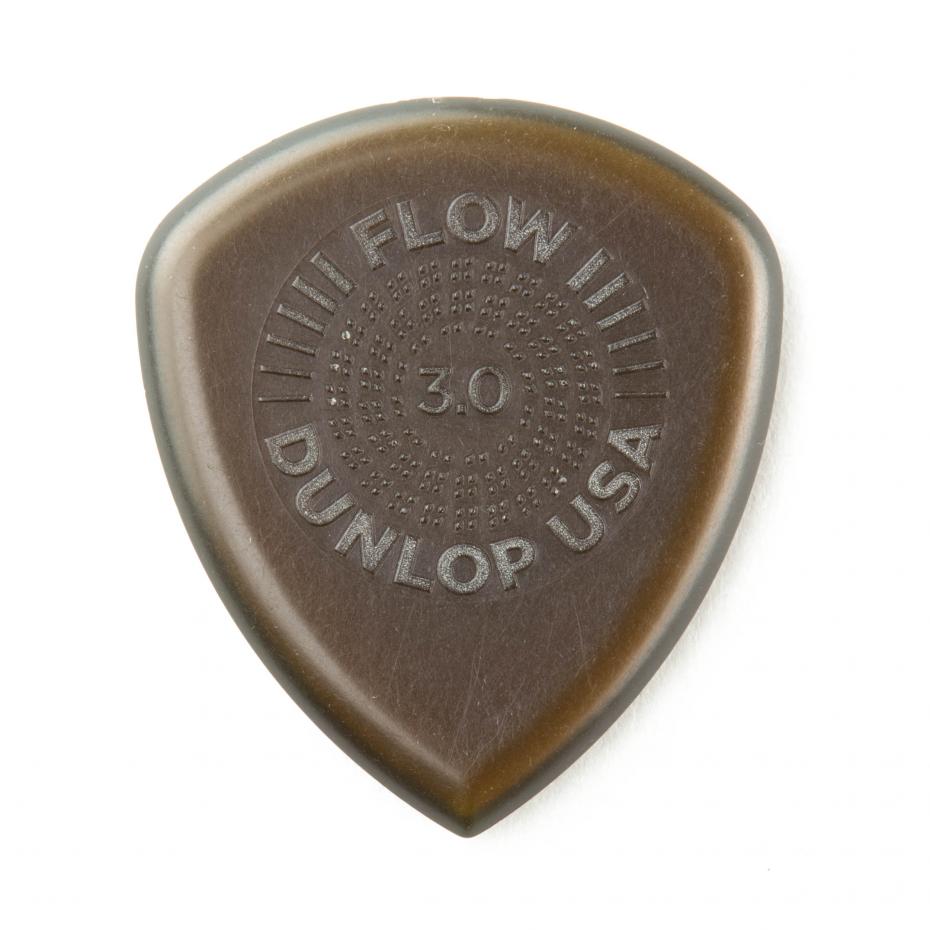 Dunlop Flow Jumbo Picks with Grip Player´s Pack 3 pcs., olive 3.00 mm