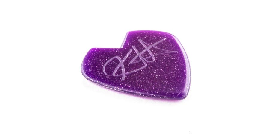 Dunlop Kirk Hammett Signature Jazz III Picks 6Stk purple sparkle 1.38 mm