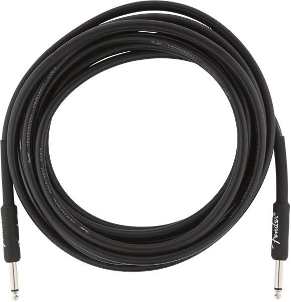 Fender Professional Series Instrument Cable Straight/Straight 4,5m Black