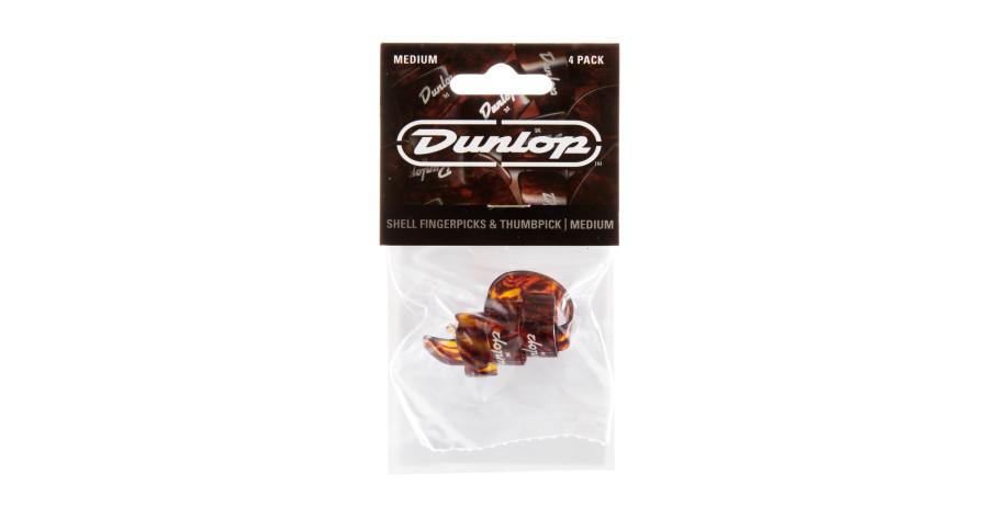 Dunlop Finger-Thumbpick Players Pack Shell Plastic Medium