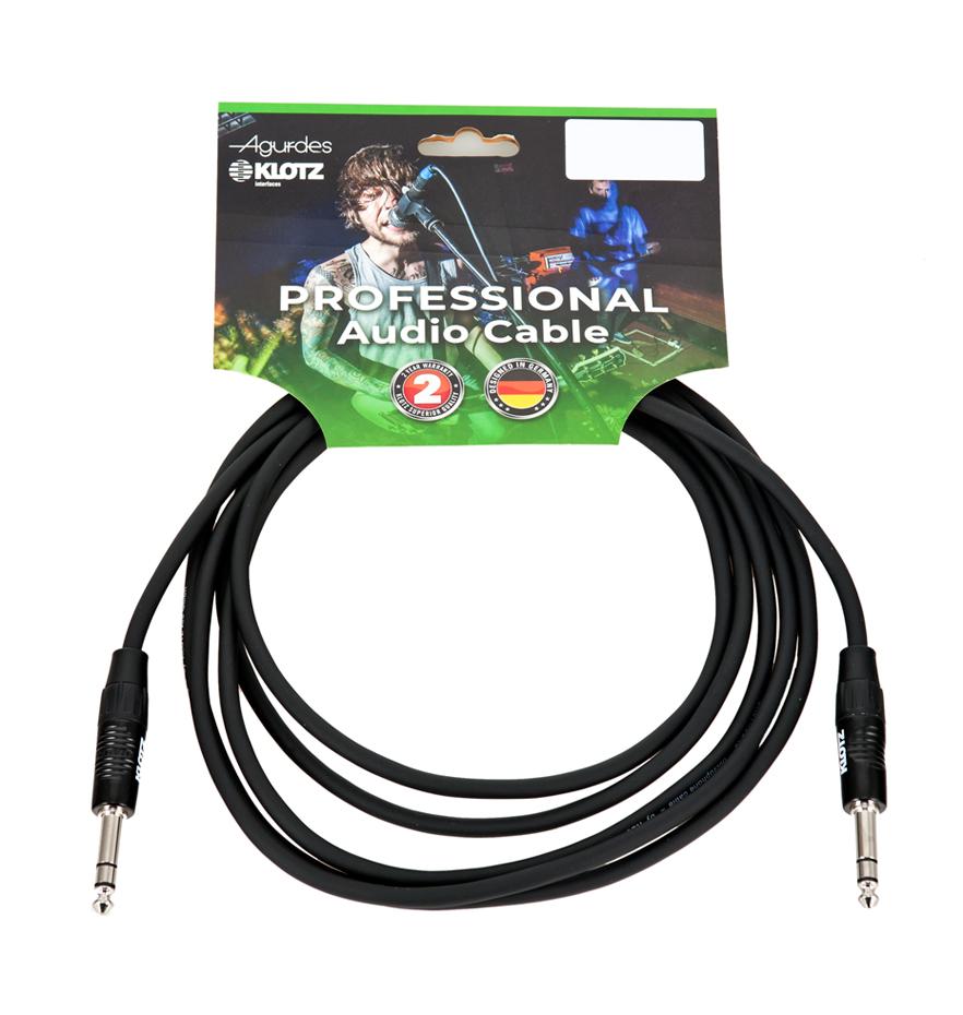 Agurdes Cables 1xStereo Klinke 6,3mm-1x Stereo Klinke 6,3mm 6m