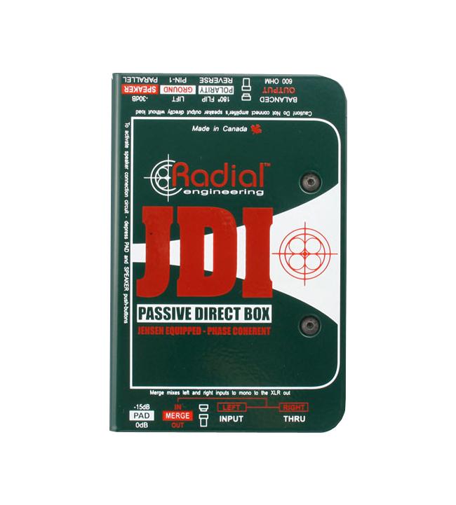 Radial JDI Passiv-DI-Box 1-Kanal mit Jensentrafo