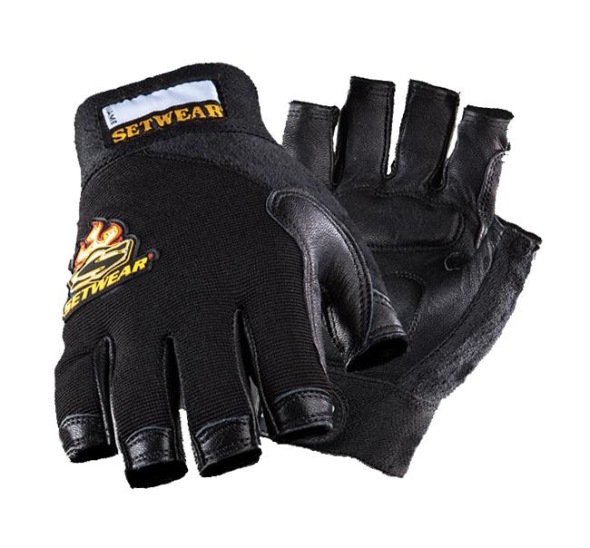 Setwear Fingerless-Leather Handschuh Größe: XL