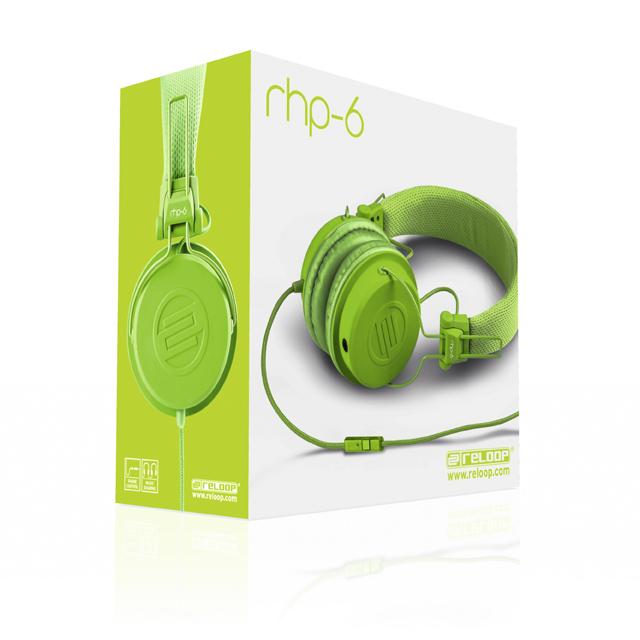 Reloop RHP-6 DJ-Headphone green